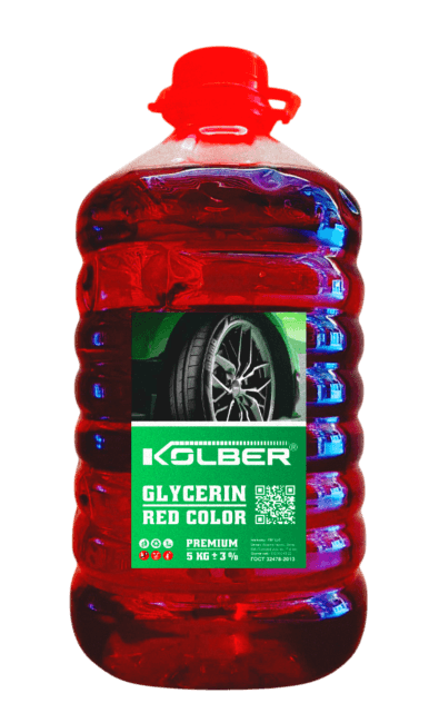 "KOLBER" Glycerin Red - 5 KG